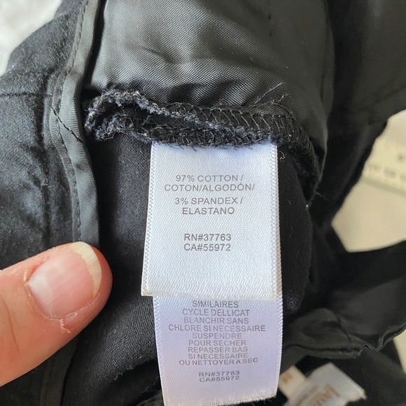 Laundry by Shelli Segal Women's Black Cropped Dress Pants Size‎ 14 - Picture 6 of 12